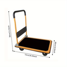 Folding Platform Trolley Warehouse Tool Home Moving Car Loading And Handling New Trolley,Please Note That This Product Is Shipped By Yourself For