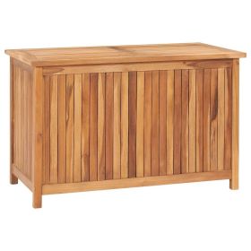 Patio Storage Box 35.4"x19.7"x22.8" Solid Wood Teak