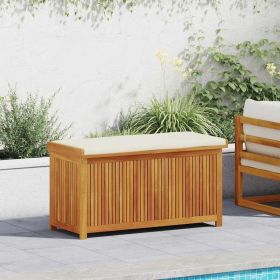 Outdoor Cushion Box 44.5"x19.7"x23.8" Solid Wood Acacia