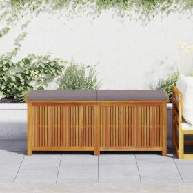 Outdoor Cushion Box 59.1"x19.7"x23.8" Solid Wood Acacia
