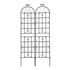 2 Pack Metal Garden Trellis Rustproof Trellis For Climbing Plants