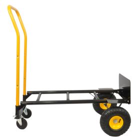 Metal Transport Trolleys (Color: Black)