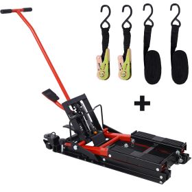Metal Lifting Jacks (Color: BlackRed)