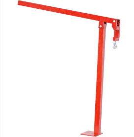 T Fence Post Puller 36 Inches, Suitable For Circular Fence Posts (Color: Red)
