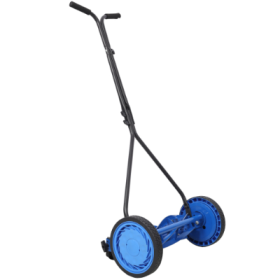 16in Push Lawn Mower, Push Reel Lawn Mower, Blue Color (Option: BlackBlue)
